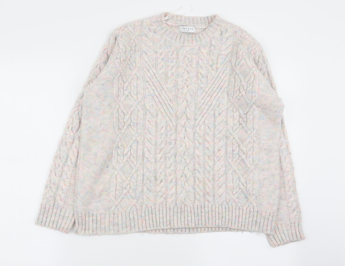 Papaya Womens Multicoloured   Pullover Jumper Size M