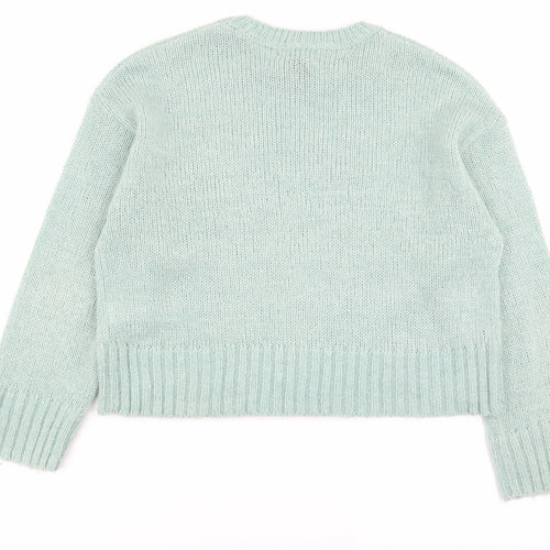 New Look Womens Green   Pullover Jumper Size S