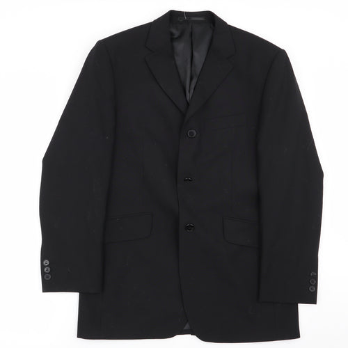KJ Mens Black   Jacket Blazer Size 38