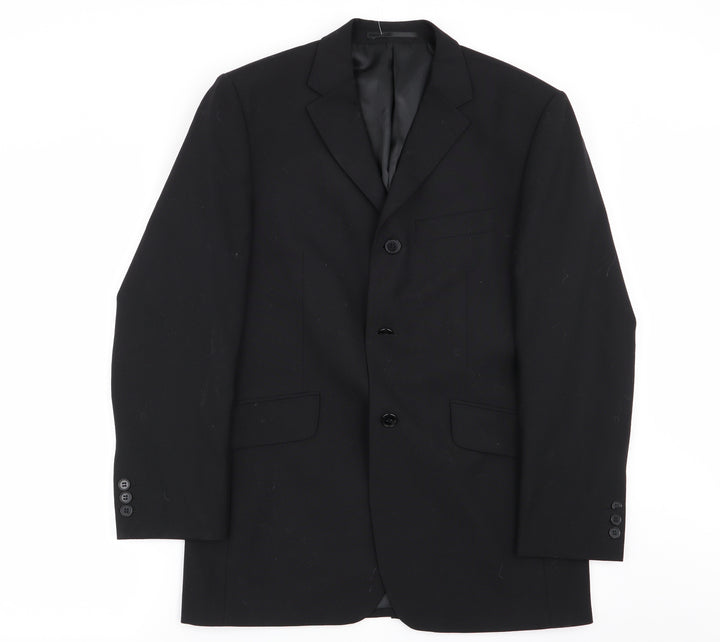 KJ Mens Black   Jacket Blazer Size 38