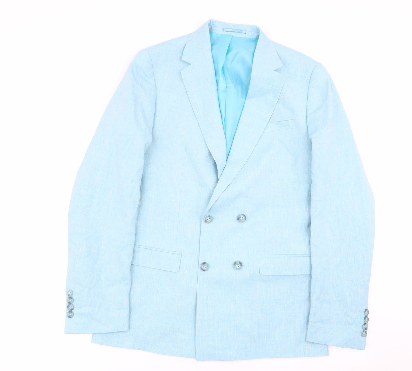 Boohoo Mens Blue   Jacket Blazer Size 36