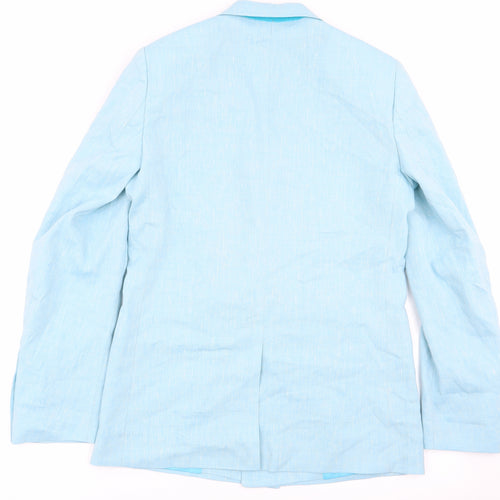 Boohoo Mens Blue   Jacket Blazer Size 36