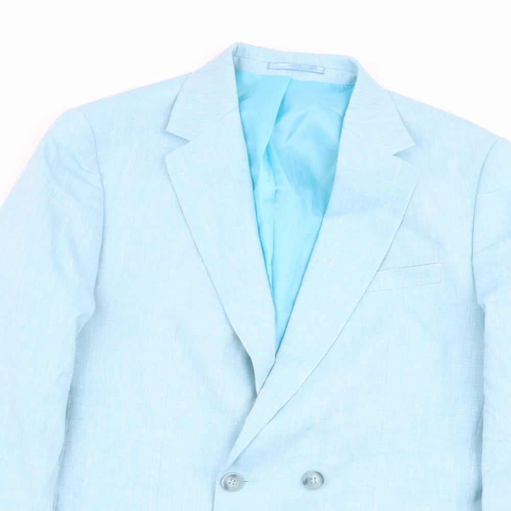 Boohoo Mens Blue   Jacket Blazer Size 36