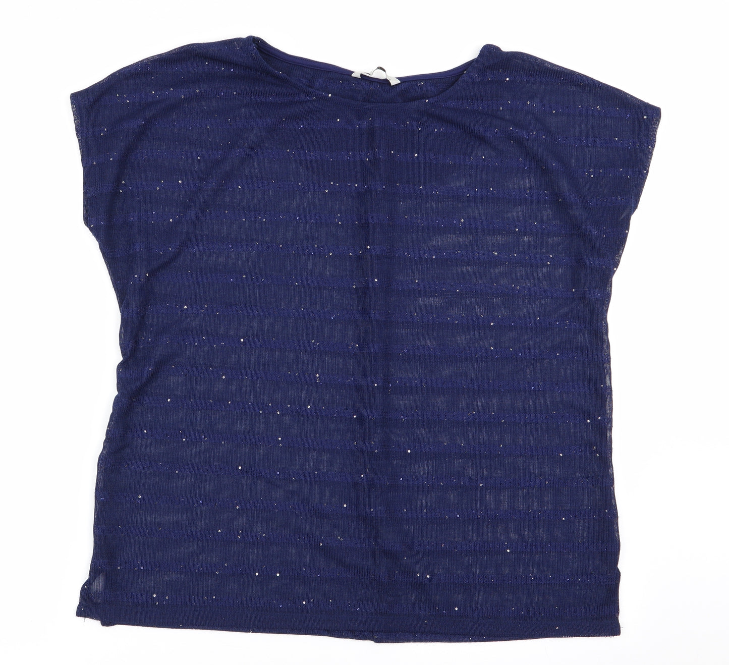 TU Womens Blue   Basic T-Shirt Size 16
