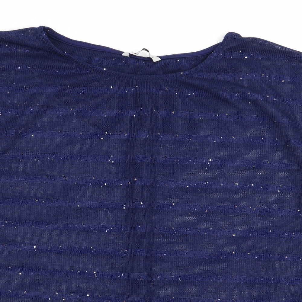 TU Womens Blue   Basic T-Shirt Size 16