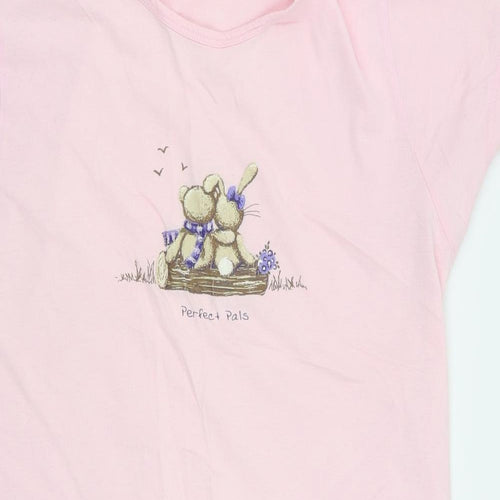 Asda George Womens Pink Animal Print  Top Dress Size 8