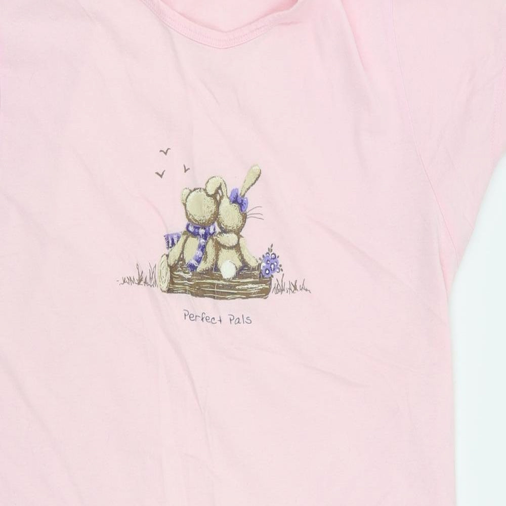 Asda George Womens Pink Animal Print  Top Dress Size 8