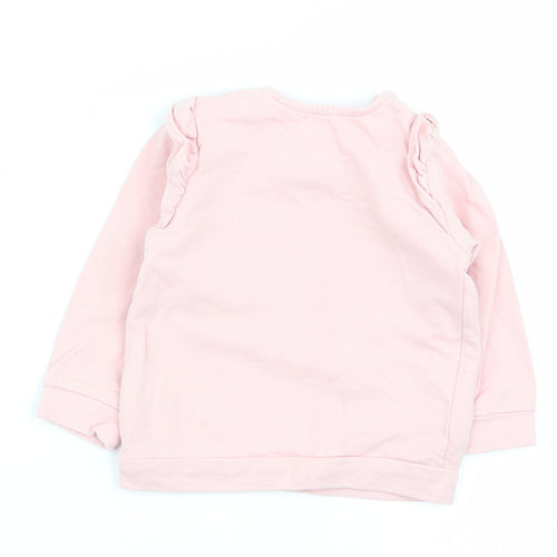 TU Girls Pink   Pullover Jumper Size 3-6 Months