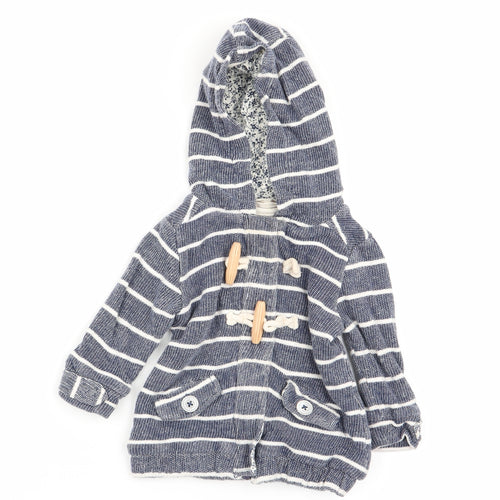 NEXT Girls Multicoloured Striped  Cardigan Jumper Size 3-6 Months