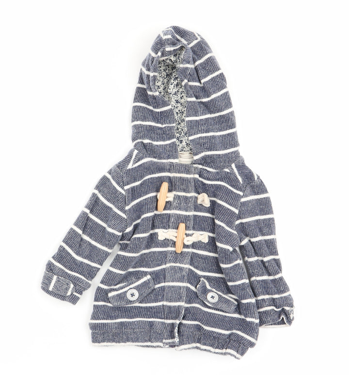 NEXT Girls Multicoloured Striped  Cardigan Jumper Size 3-6 Months