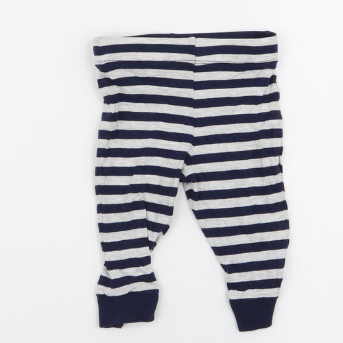 fred and flo Boys Multicoloured Striped  Babydoll Pyjama Pants Size 3-6 Months