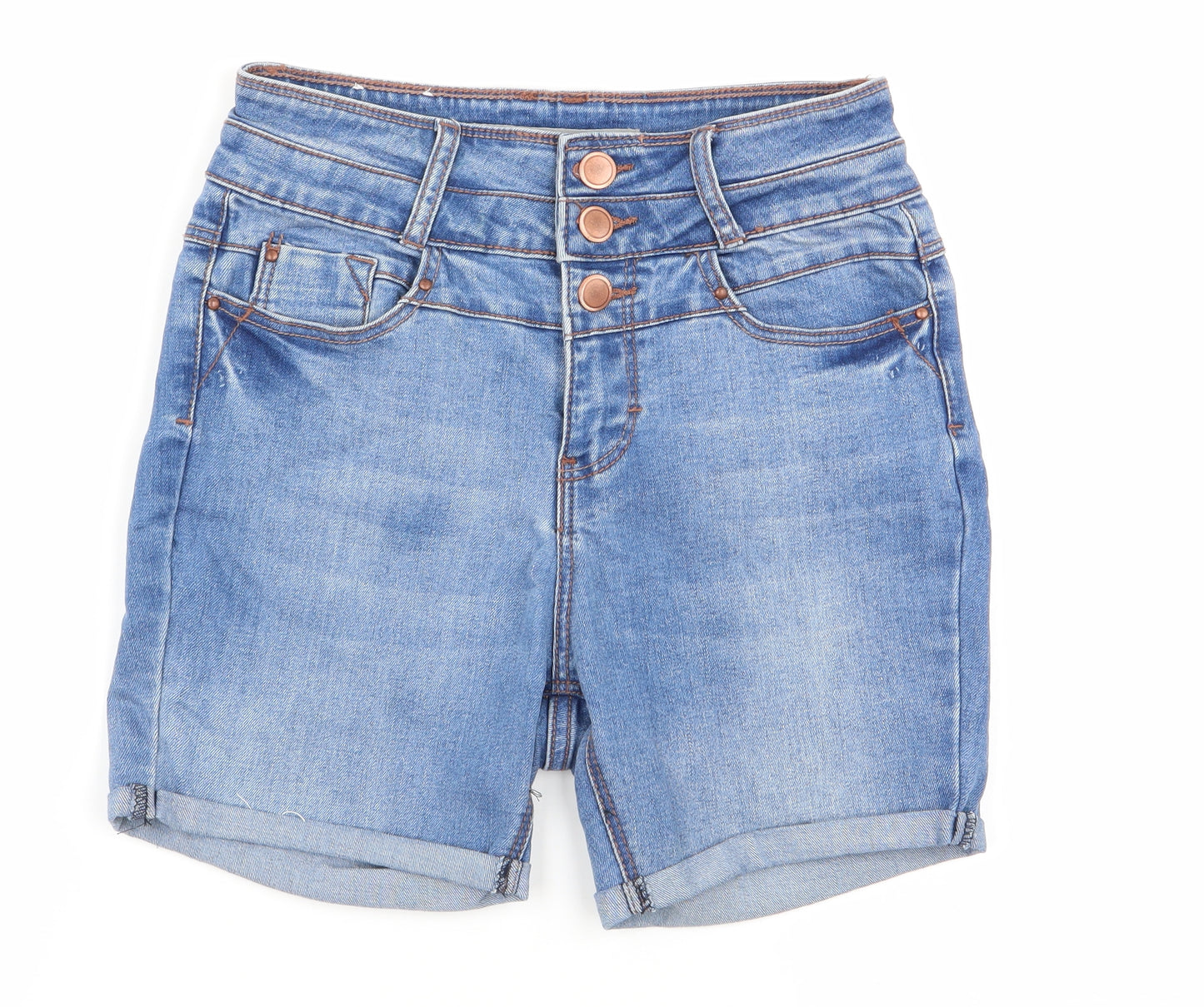 New Look Womens Blue   Hot Pants Shorts Size 6