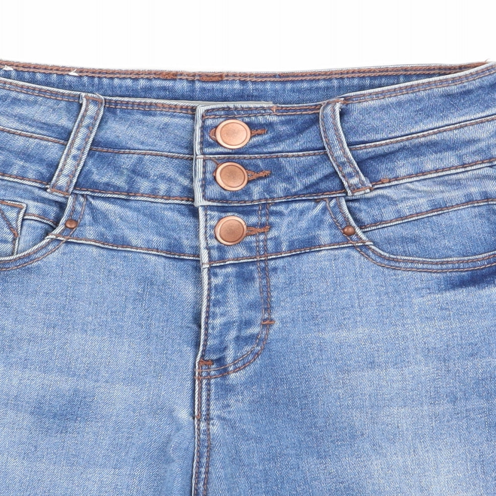 New Look Womens Blue   Hot Pants Shorts Size 6