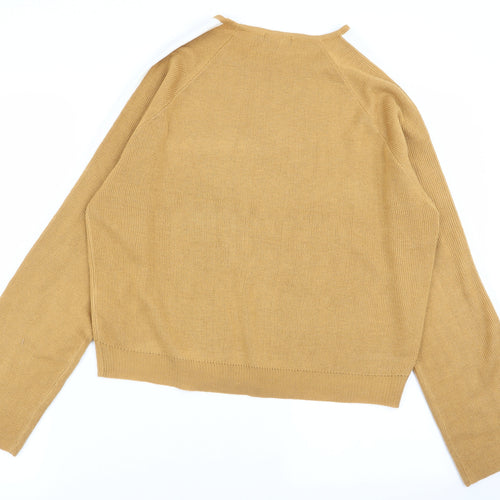 nastygal Womens Yellow   Pullover Jumper Size M