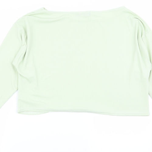 nastygal Womens Green   Basic T-Shirt Size 12