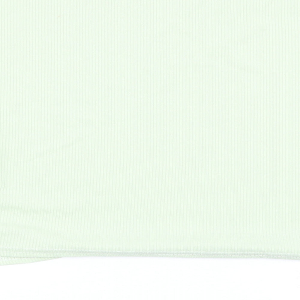 nastygal Womens Green   Basic T-Shirt Size 12