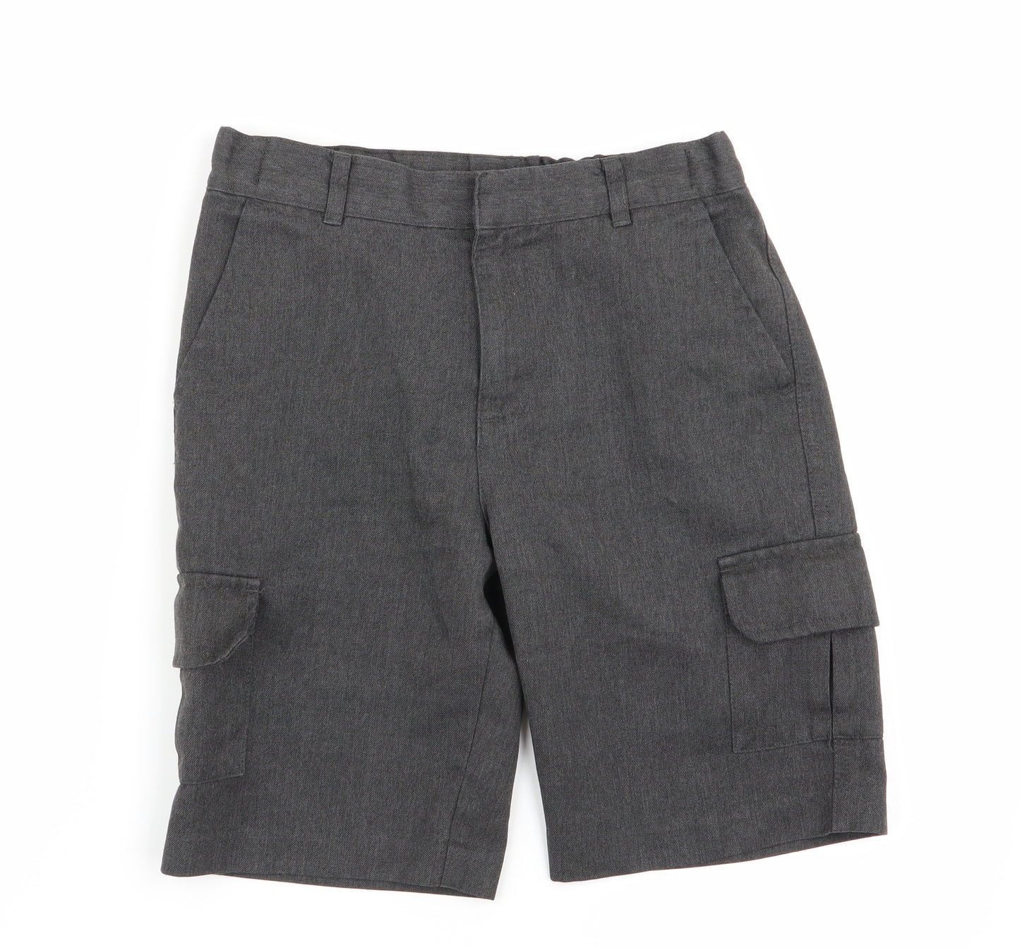 F&F Boys Grey   Cargo Shorts Size 9-10 Years - school shorts