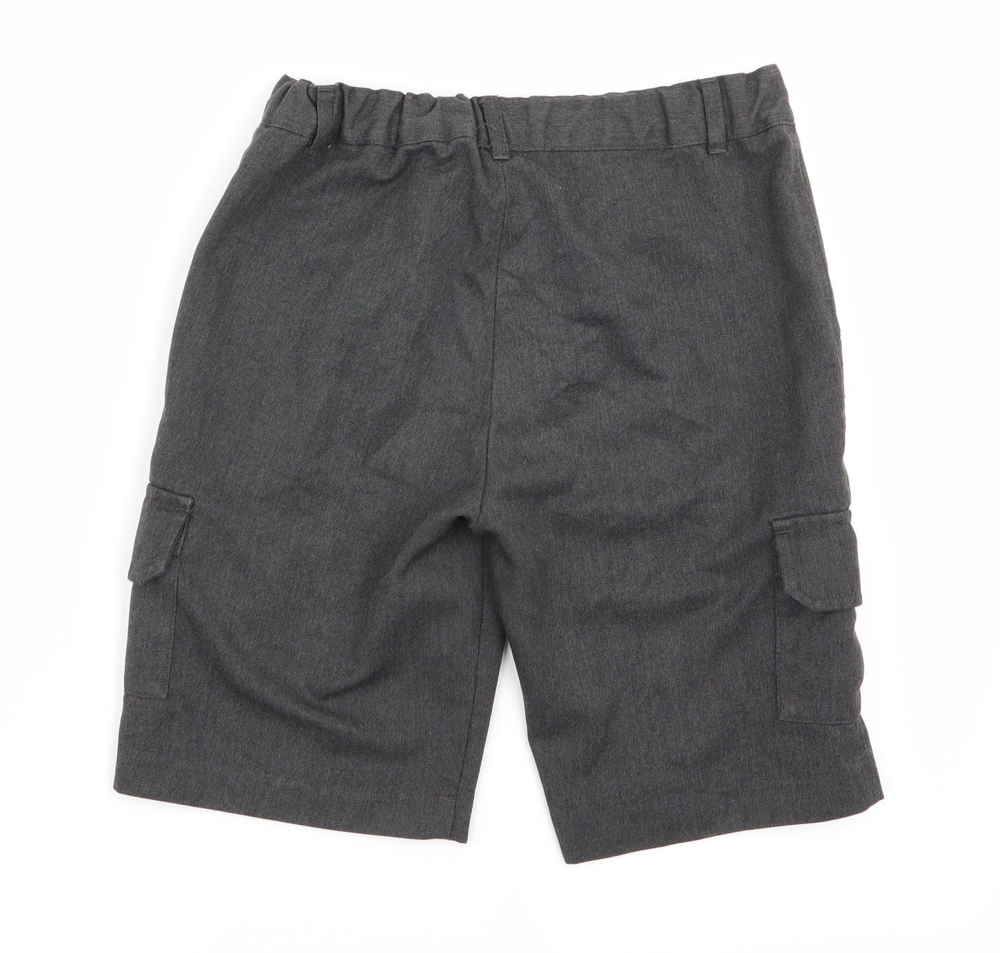 F&F Boys Grey   Cargo Shorts Size 9-10 Years - school shorts