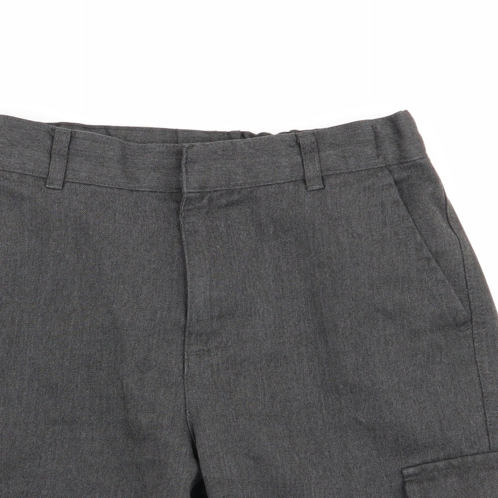F&F Boys Grey   Cargo Shorts Size 9-10 Years - school shorts