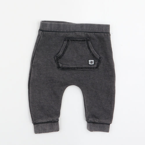 fred and flo Boys Multicoloured Striped  Jogger Trousers Size 3-6 Months