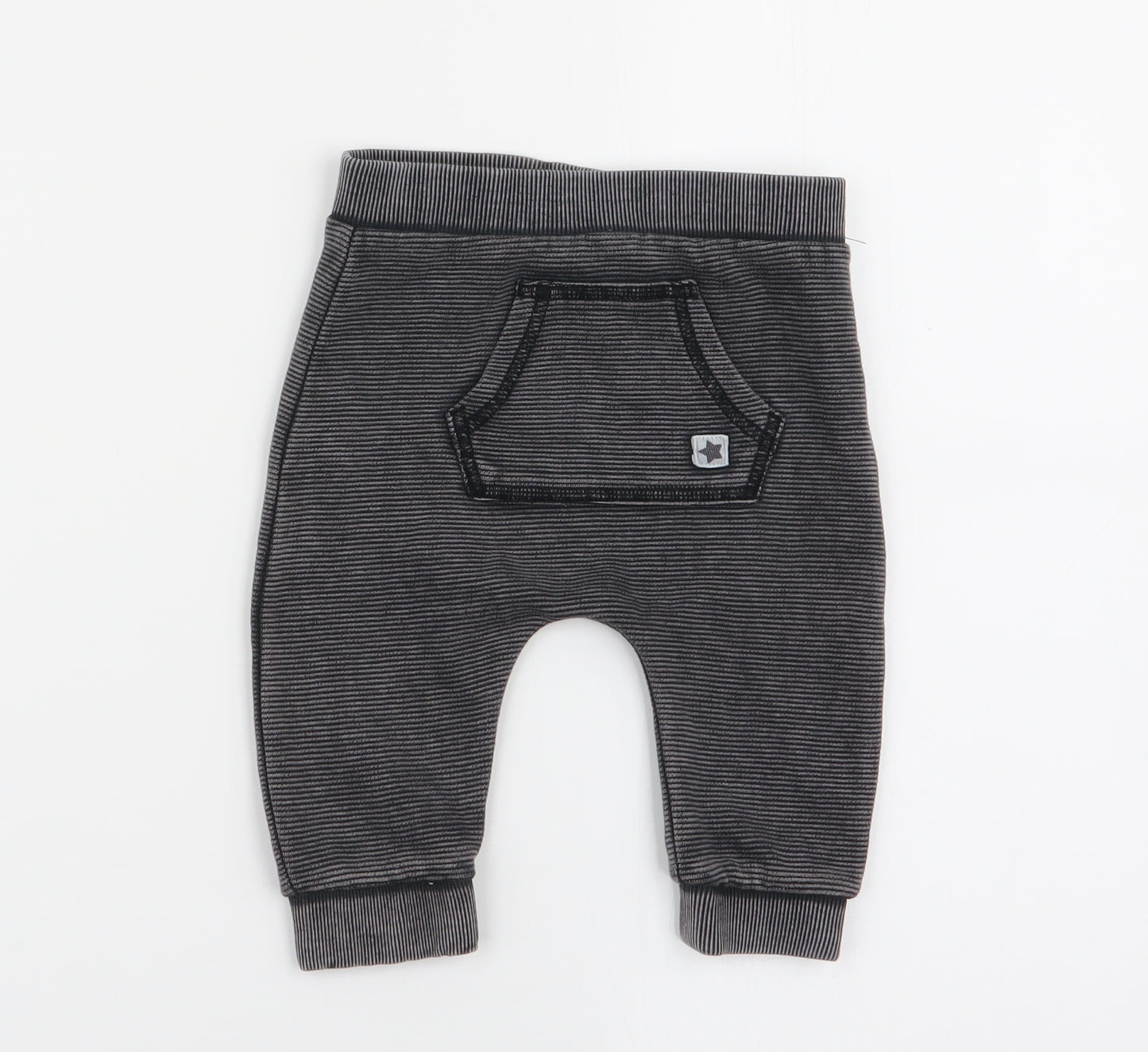 fred and flo Boys Multicoloured Striped  Jogger Trousers Size 3-6 Months