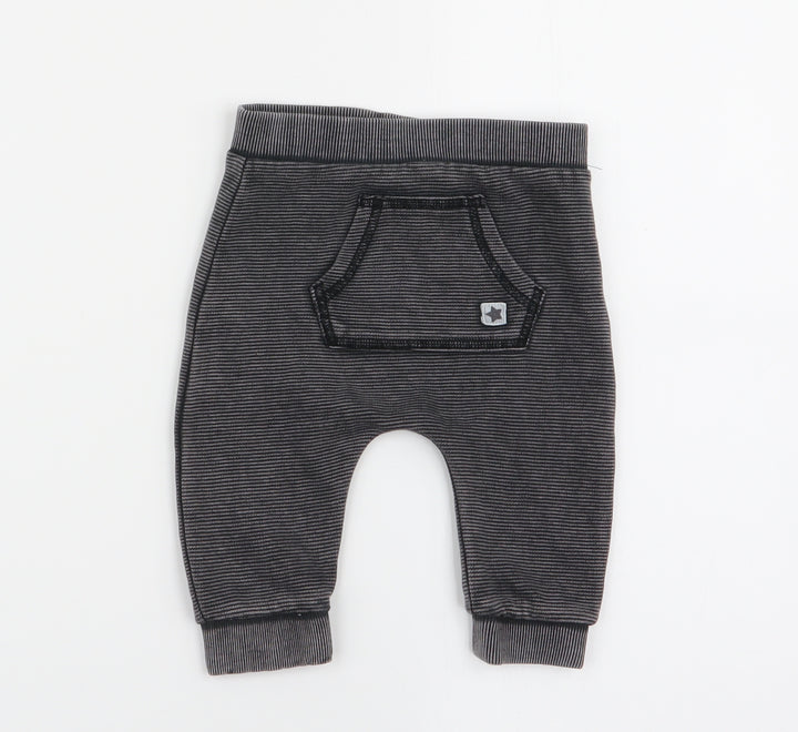 fred and flo Boys Multicoloured Striped  Jogger Trousers Size 3-6 Months