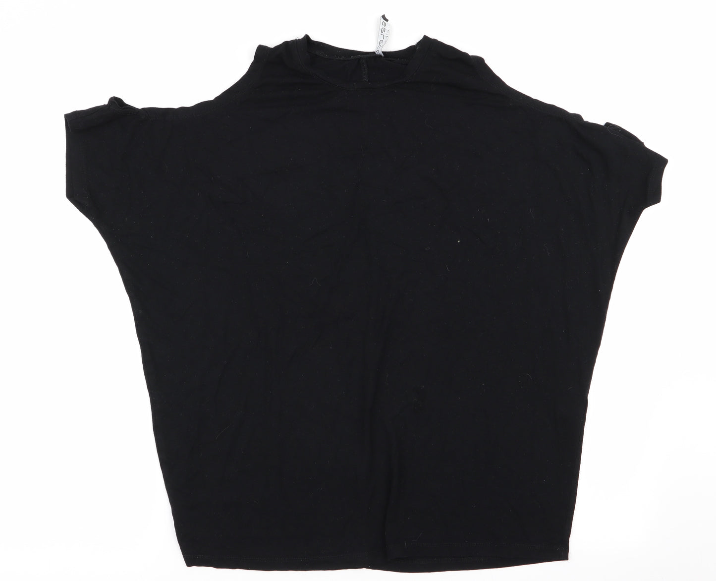 Select Womens Black   Basic T-Shirt Size 12