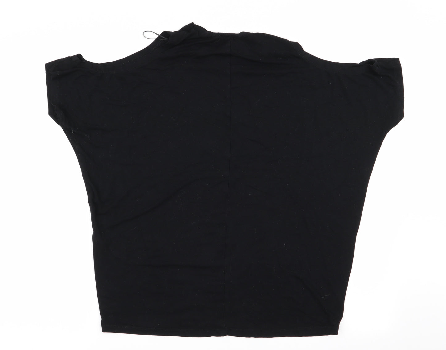 Select Womens Black   Basic T-Shirt Size 12
