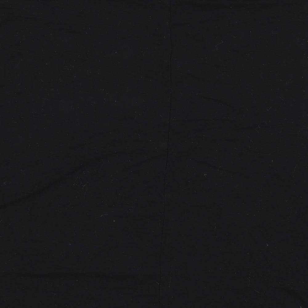 Select Womens Black   Basic T-Shirt Size 12