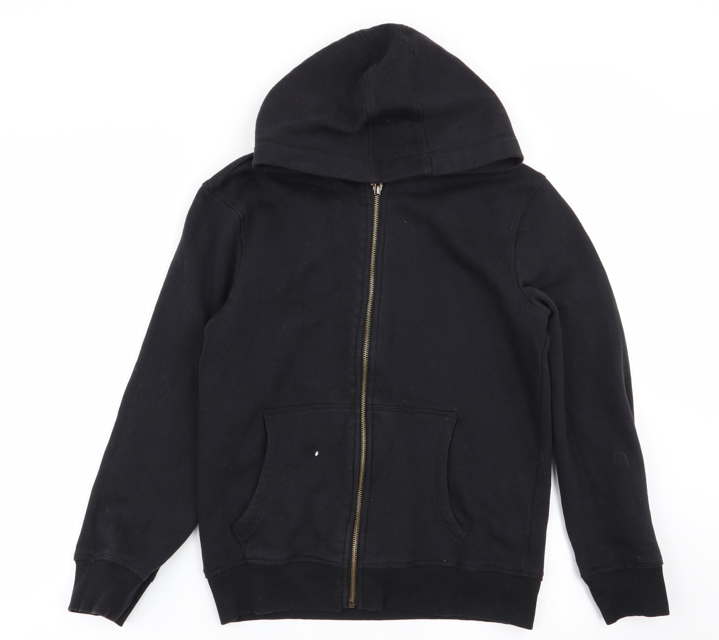 Asda George Boys Black   Full Zip Jumper Size 12-13 Years