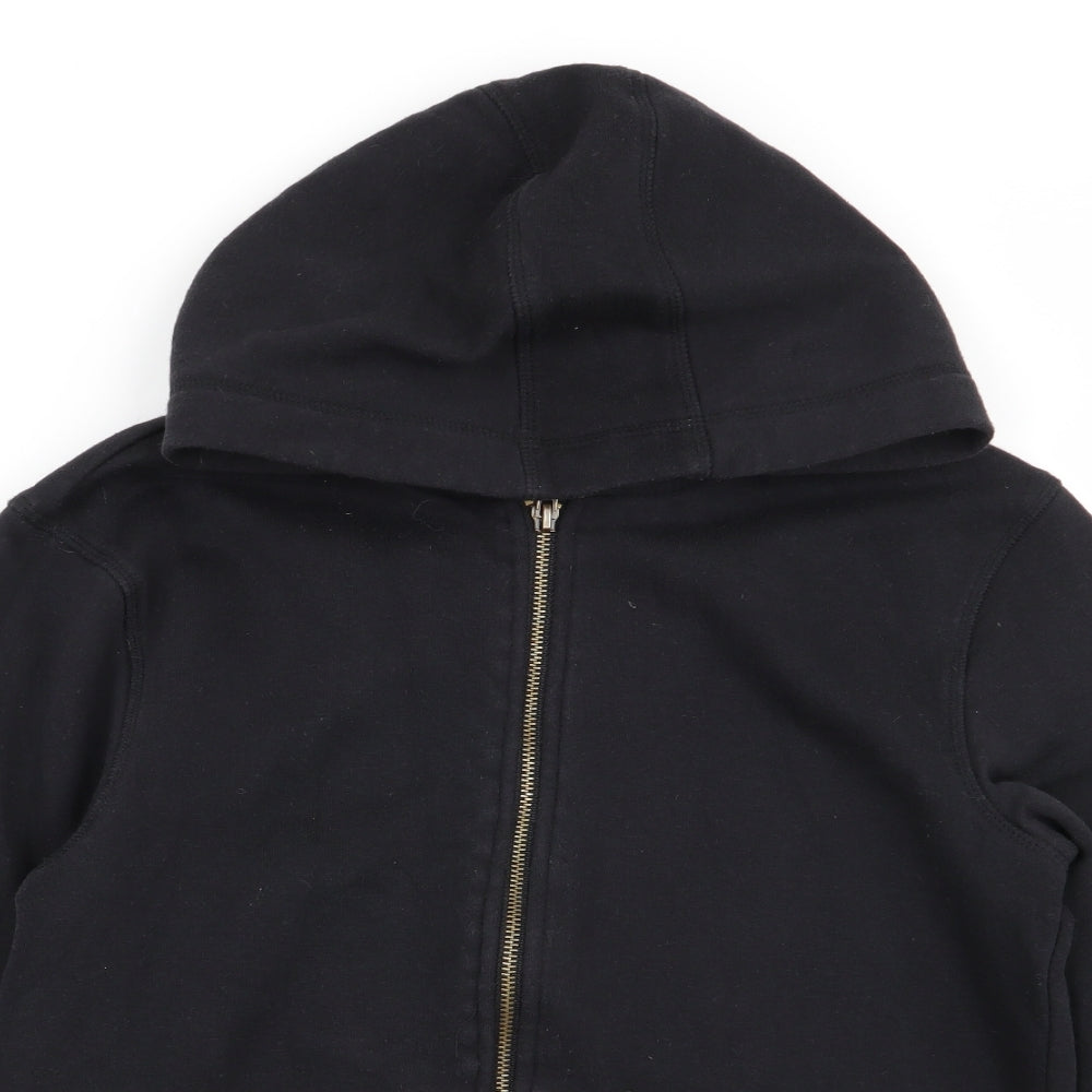 Asda George Boys Black   Full Zip Jumper Size 12-13 Years
