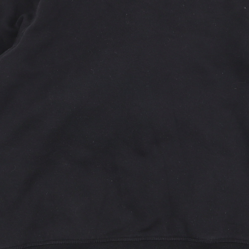 Asda George Boys Black   Full Zip Jumper Size 12-13 Years