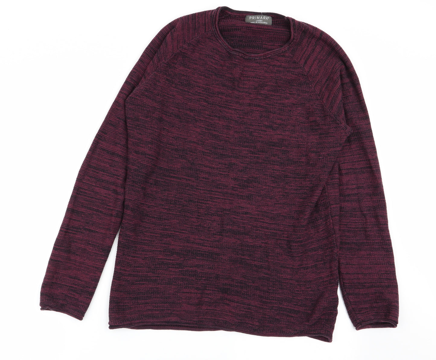 Primark Mens Purple   Pullover Jumper Size L