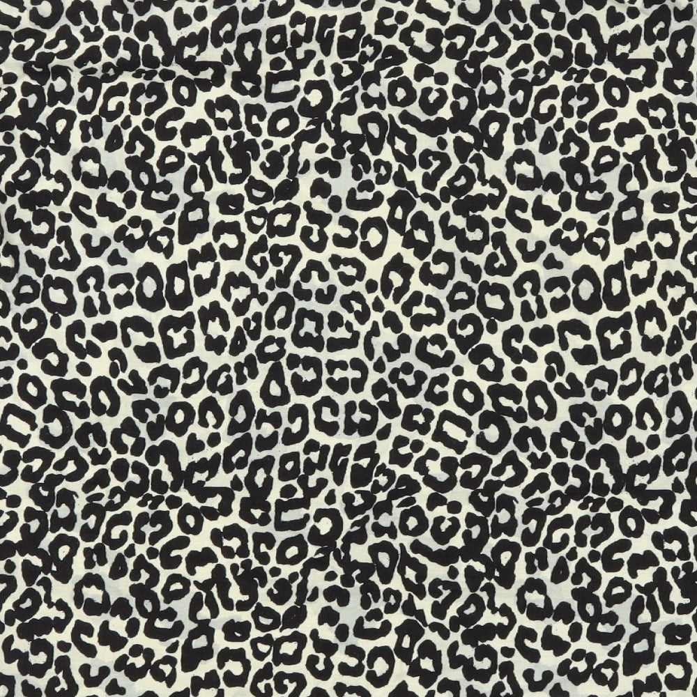 Dorothy pekins Womens Brown Animal Print  Basic T-Shirt Size 18