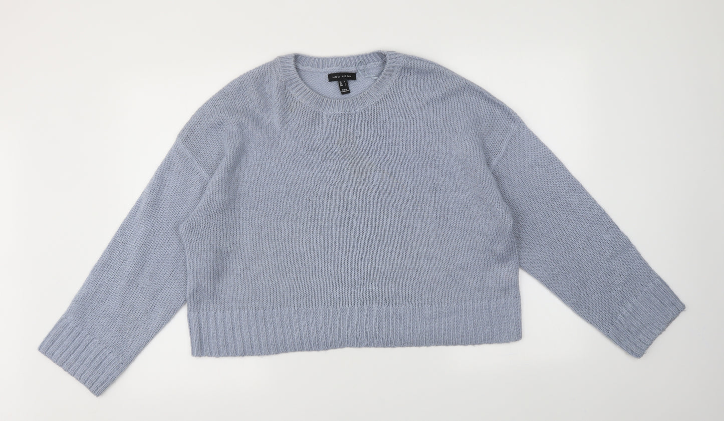 New Look Womens Blue   Pullover Jumper Size L
