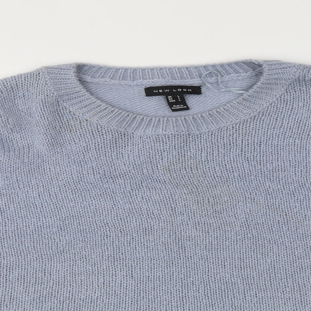 New Look Womens Blue   Pullover Jumper Size L