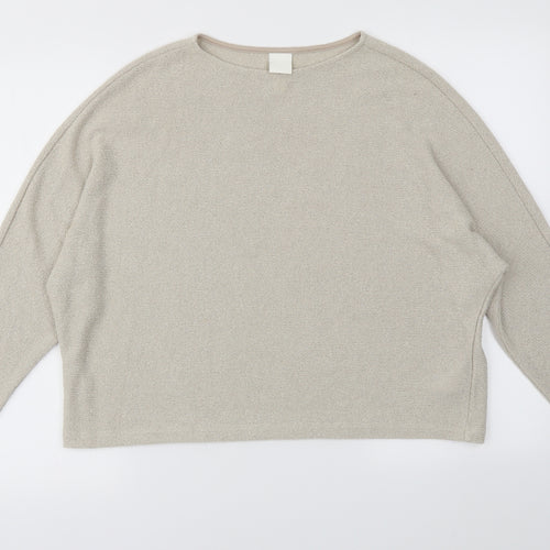 H&M  Womens Beige   Pullover Jumper Size S
