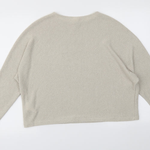 H&M  Womens Beige   Pullover Jumper Size S