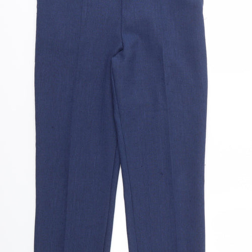 Preworn Womens Blue   Trousers  Size 10 L25 in - stretch waistband