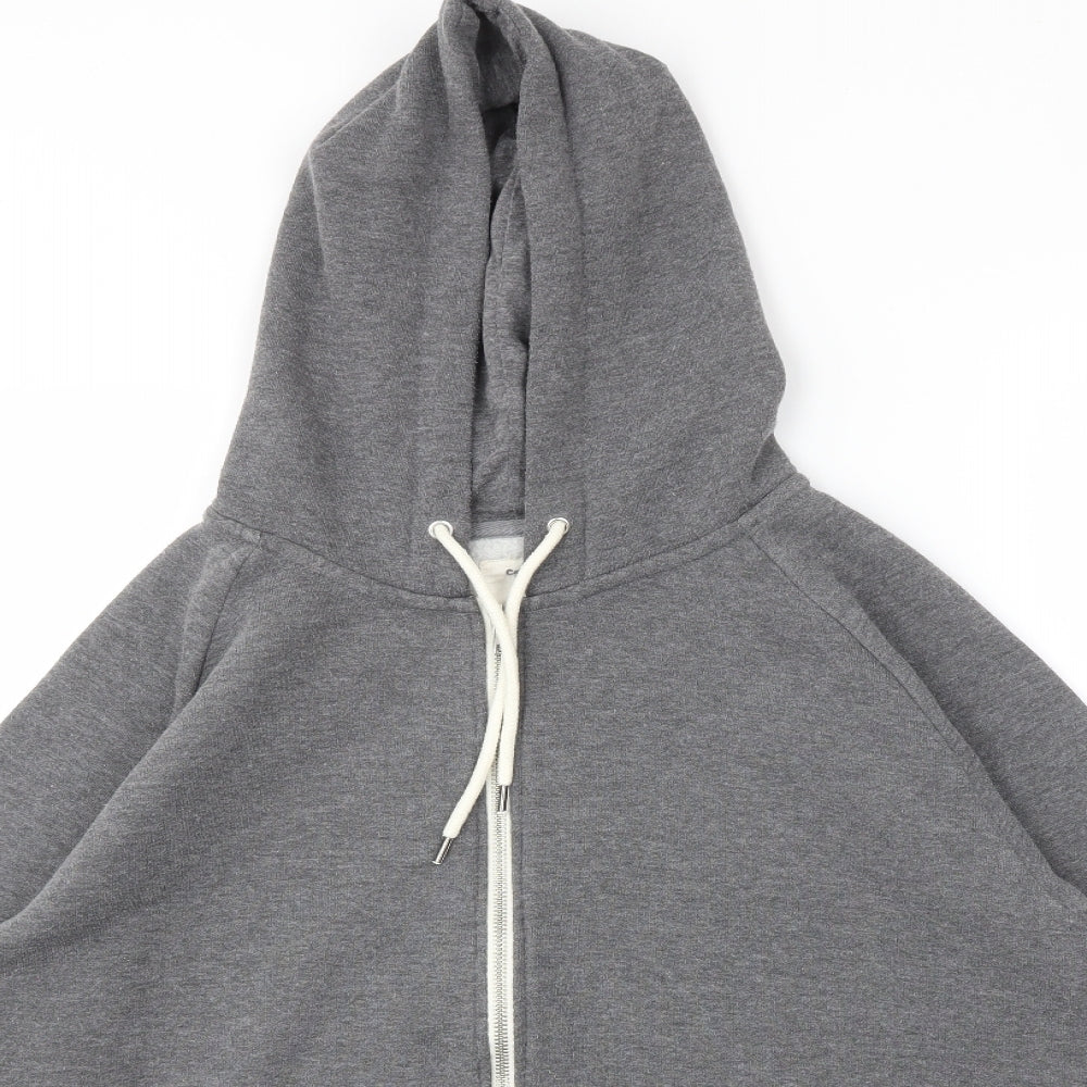 Cedar Wood State Womens Grey   Full Zip Jumper Size L