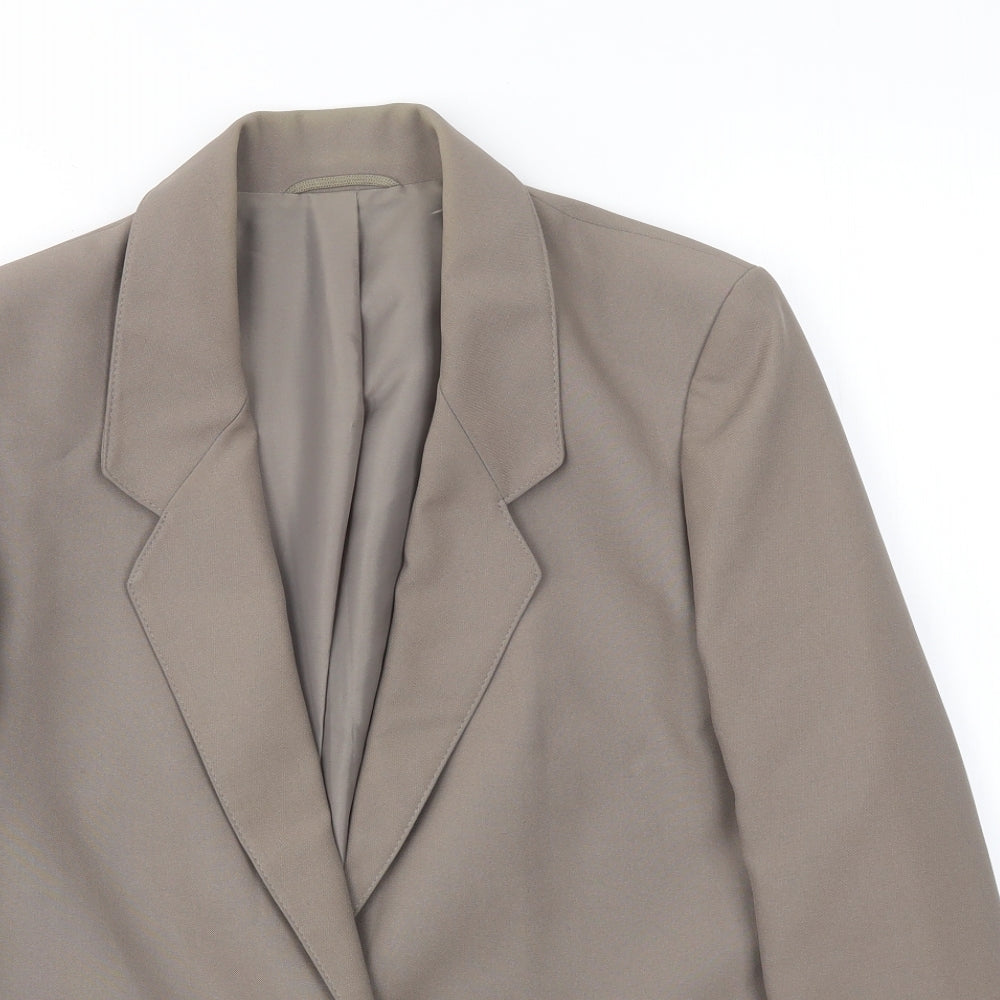 st Michael Womens Beige   Jacket Blazer Size 12