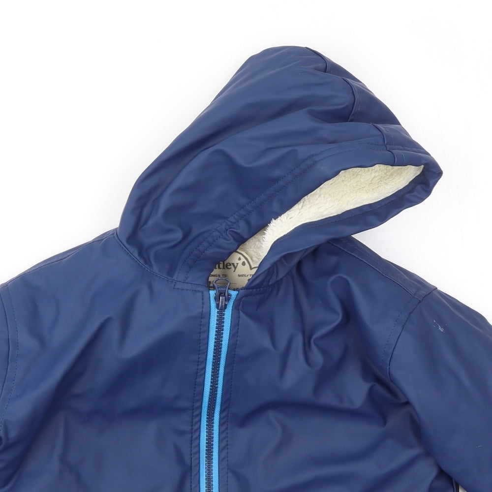 Hatley Boys Blue   Basic Coat Coat Size 3 Years