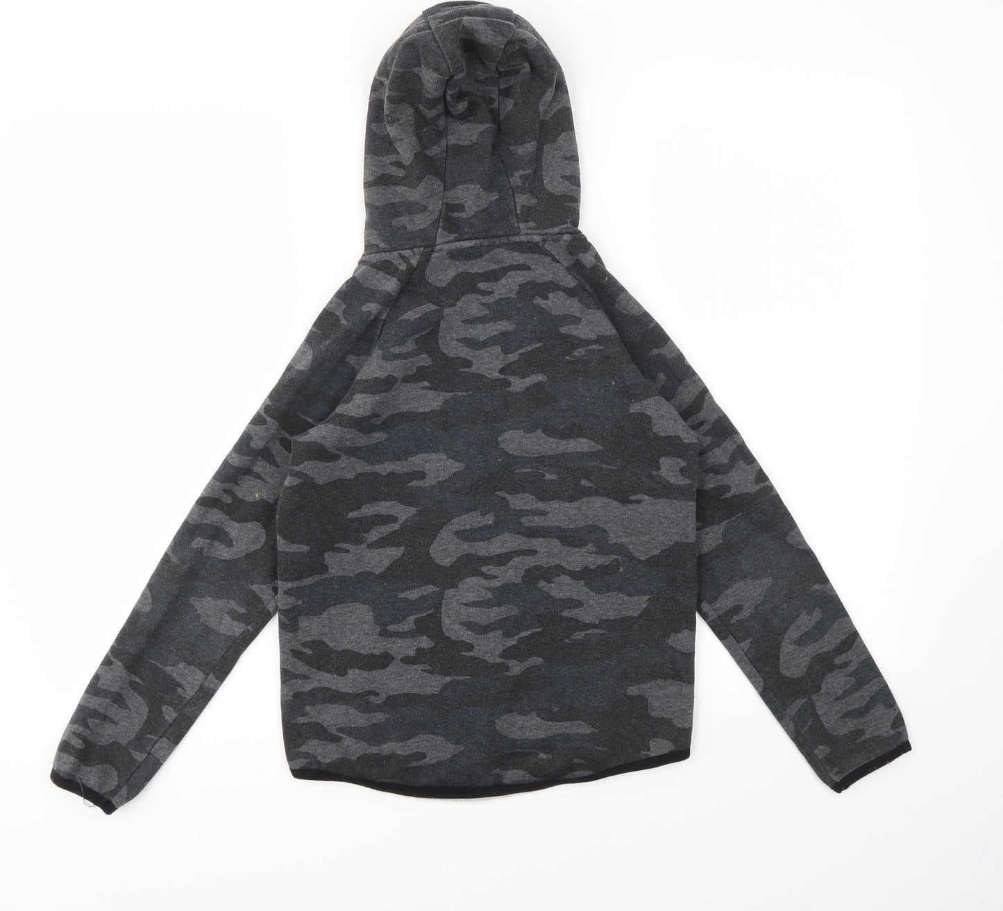 Primark Boys Grey Camouflage  Full Zip Jumper Size 9-10 Years