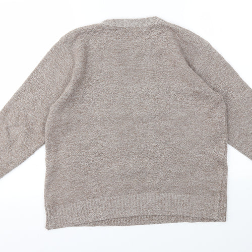 Pure & Natural Womens Brown   Pullover Jumper Size M