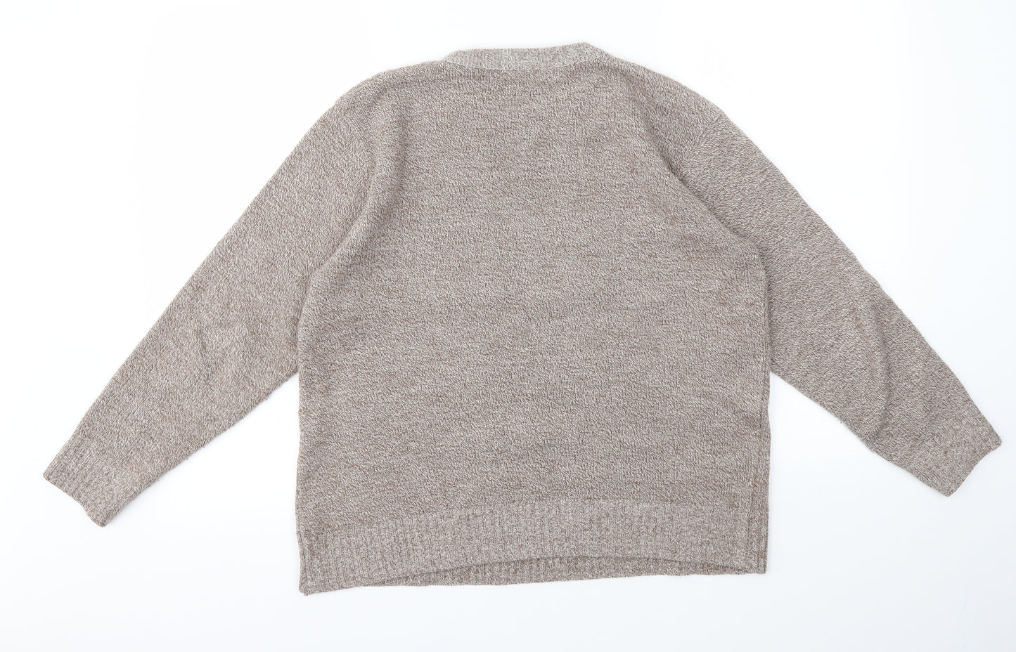 Pure & Natural Womens Brown   Pullover Jumper Size M