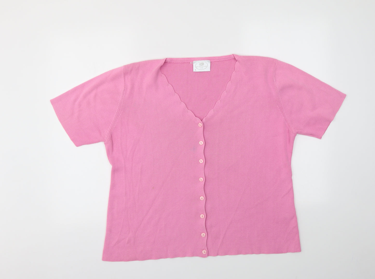 Nightingales Womens Pink   Cardigan Jumper Size L