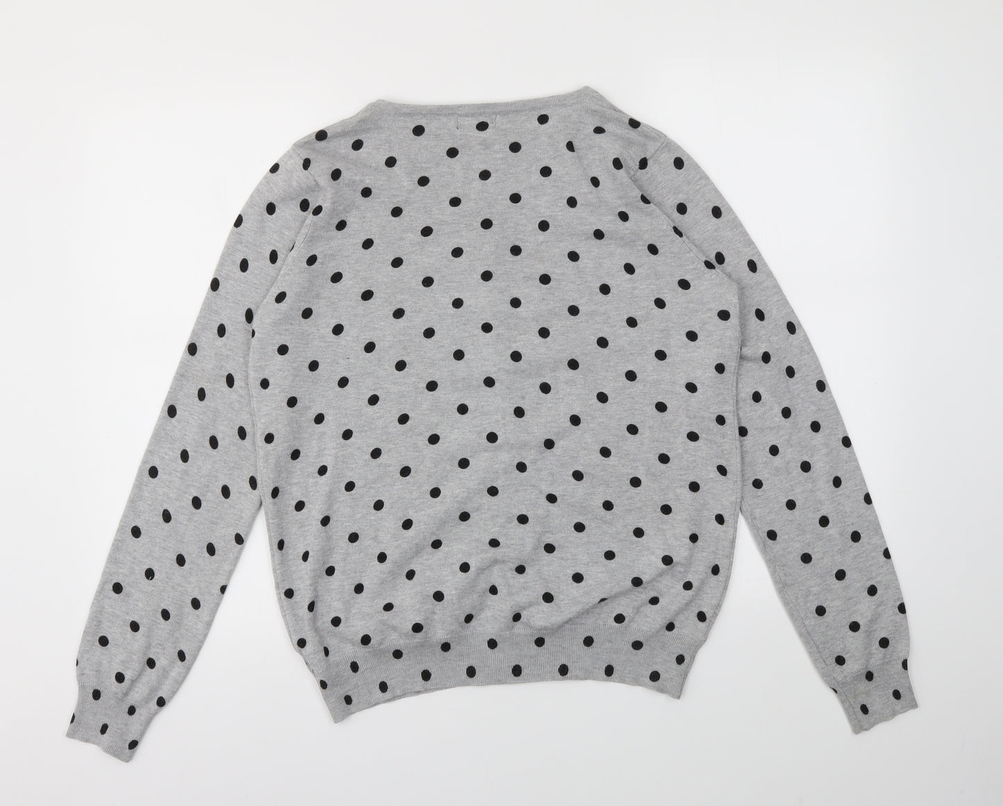 F&F Womens Grey Polka Dot  Cardigan Jumper Size 18