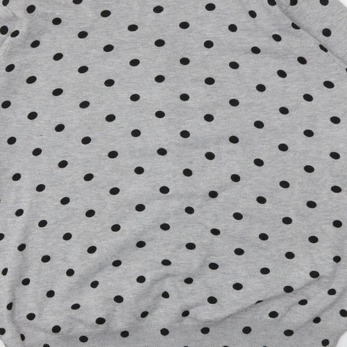 F&F Womens Grey Polka Dot  Cardigan Jumper Size 18