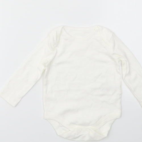 F&F Baby White   Babygrow One-Piece Size 3-6 Months
