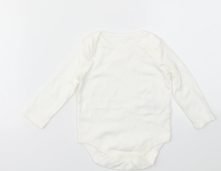 F&F Baby White Babygrow One-Piece Size 3-6 Months
